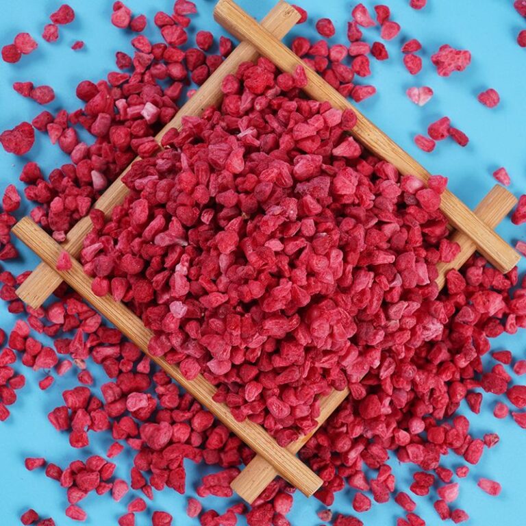freeze dried raspberry dices 2