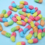 freeze dried sour worm candy 1