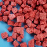 freeze dried strawberry pulp dices 3