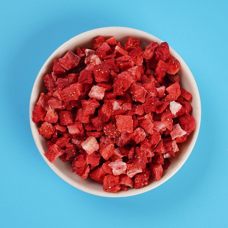 freeze dried unsweetened strawberry dices 1