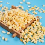 freeze dried yellow peach dices 2