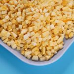 freeze dried yellow peach dices 3
