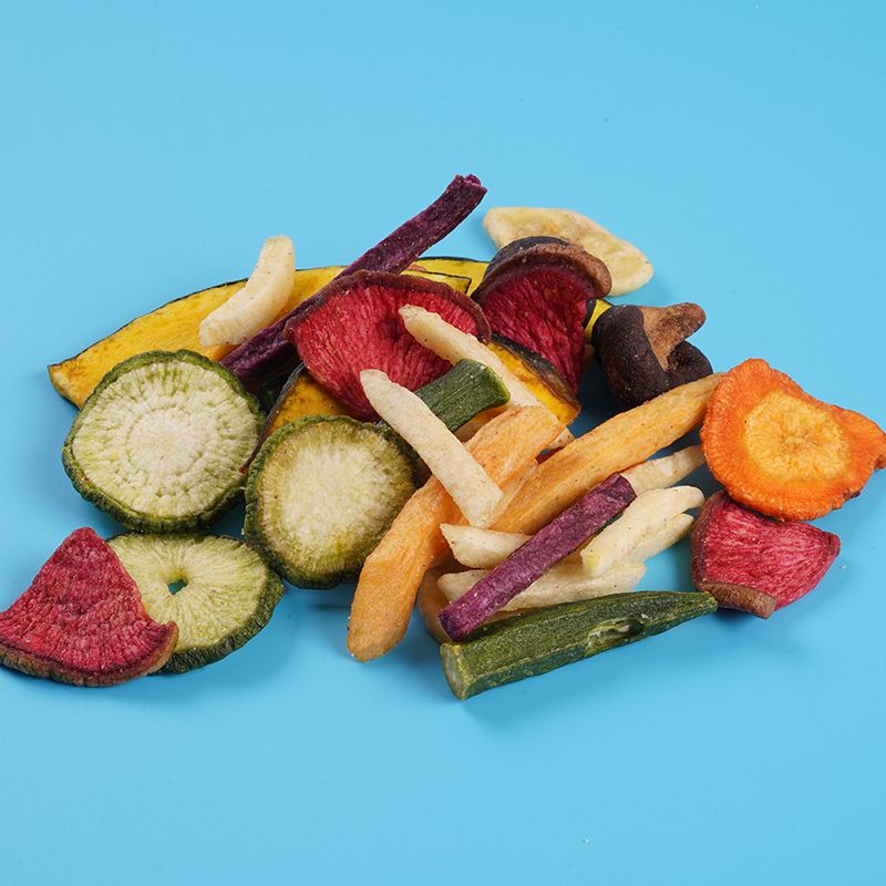 mixed vacuum fried fruit and vegetable crisps 2 1
